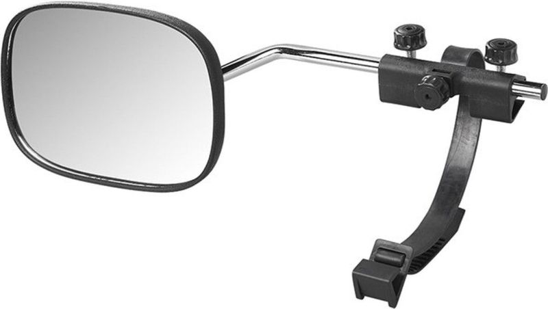 ProPlus - Caravanspiegel - Verstelbaar - Zwart - ABS - Rubber - Staal