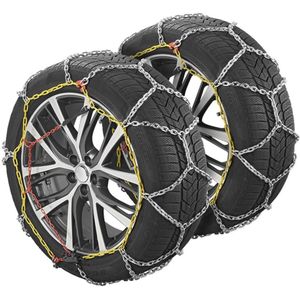 ProPlus Sneeuwkettingen - KNR247 - 16 mm stalen schakels - Önorm Keurmerk - Veiligheid - Winter Auto - Banden - Inclusief reparatieschakels en koffer - Set van 2
