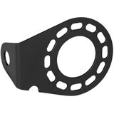 Pro Plus Stekkerdooshouder - Metaal - Gehoekt - 9.25 X 7,2 cm - Zwart