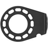 Pro Plus Stekkerdooshouder - Metaal - Gehoekt - 9.25 X 7,2 cm - Zwart