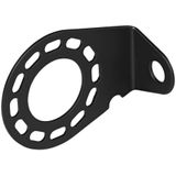 Pro Plus Stekkerdooshouder - Metaal - Gehoekt - 9.25 X 7,2 cm - Zwart