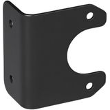 Pro Plus Stekkerdooshouder - Metaal - Gehoekt - 6.6 X 5.7 cm - Zwart