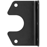 Pro Plus Stekkerdooshouder - Metaal - Gehoekt - 9.4 X 6.3 cm - Zwart