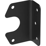 Pro Plus Stekkerdooshouder - Metaal - Gehoekt - 9.4 X 6.3 cm - Zwart