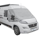 ProPlus Raamafdekking voor Fiat Ducato X290 vanaf 2014 - Isolerende raamfolie - Isolatie raamfolie - Tegen hitte en kou - Voorruitafdekking - Anti inkijk - Grijs