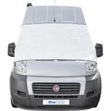 ProPlus Raamafdekking wit voor Fiat Ducato X250 vanaf 06-2006 - 2014 - Isolerende raamfolie - Raamisolatie folie - Tegen hitte en kou - Privacy en Bescherming - Voorruitafdekking - Magnetische bevestiging - Met klittebandsluiting - Wit