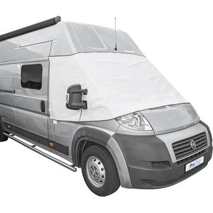 ProPlus Raamafdekking voor Fiat Ducato X290 vanaf 2014 - Isolerende raamfolie - Raamisolatie folie - Tegen hitte en kou - Voorruitafdekking - Anti inkijk - Wit