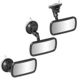 ProPlus Universele Achteruitkijkspiegel Binnenspiegel 115x55mm met Korte Flexarm en Zuignap