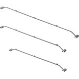 ProPlus Uitschuifbare afdekzeilbeugel - 140,5-208 cm - stevige metalen constructie - eenvoudige montage