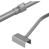 ProPlus Uitschuifbare afdekzeilbeugel - 140,5-208 cm - stevige metalen constructie - eenvoudige montage