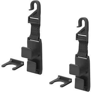 ProPlus Hoofdsteun Hanger Heavy Duty - Hoofdsteunhaak - Eenvoudige Montage - Hoofdsteun Organizer - 2 stuks