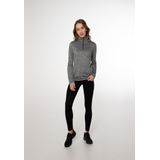 Protest - Fabrizm 1/4 Zip Top - Skipully - Dark Grey Melee
