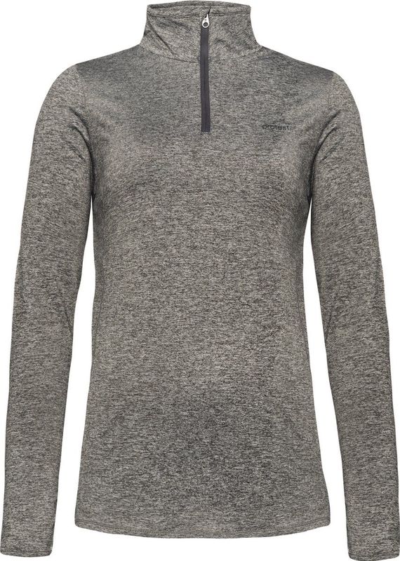 Protest - Fabrizm 1/4 Zip Top - Skipully - Dark Grey Melee