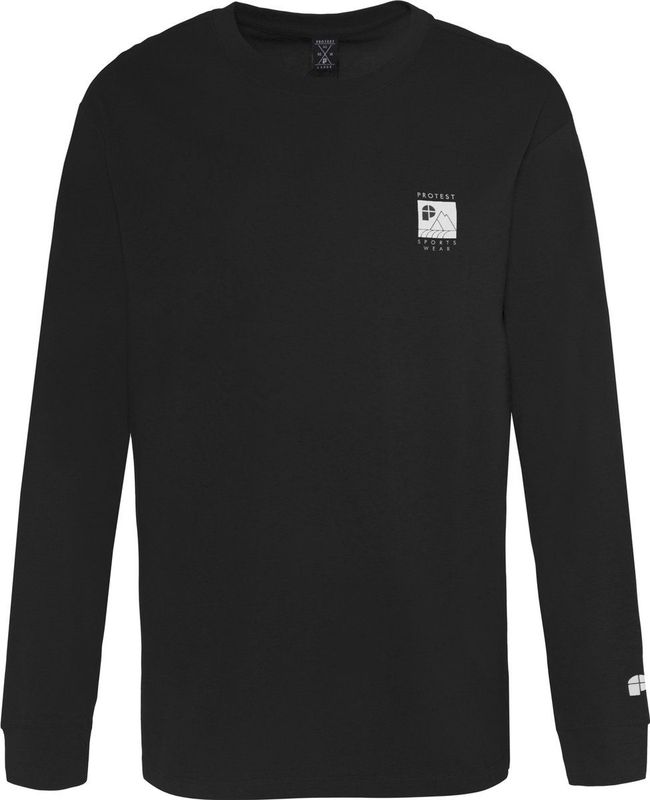 Protest - Shelby - Longsleeve T-shirt - True Black - 100% Katoen
