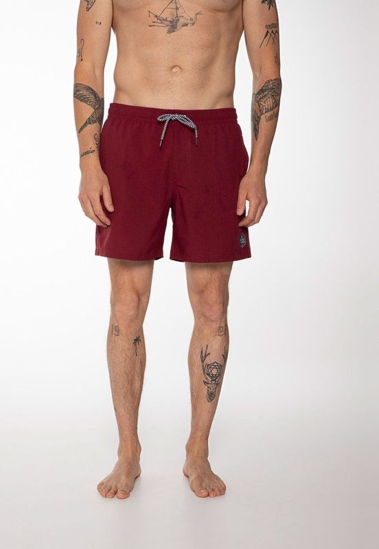 Protest Zwemshort Davey Donkerrood