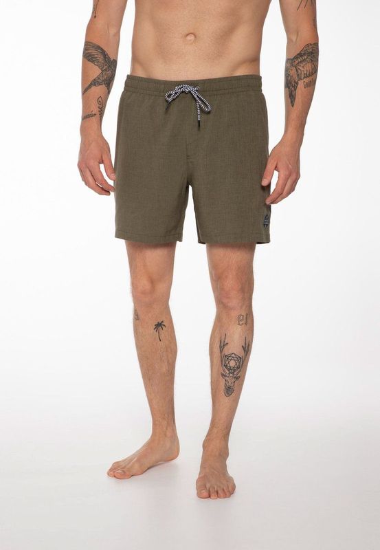 Protest - Fan Shorts - Korte Broek - Camo Green - 100% Katoen