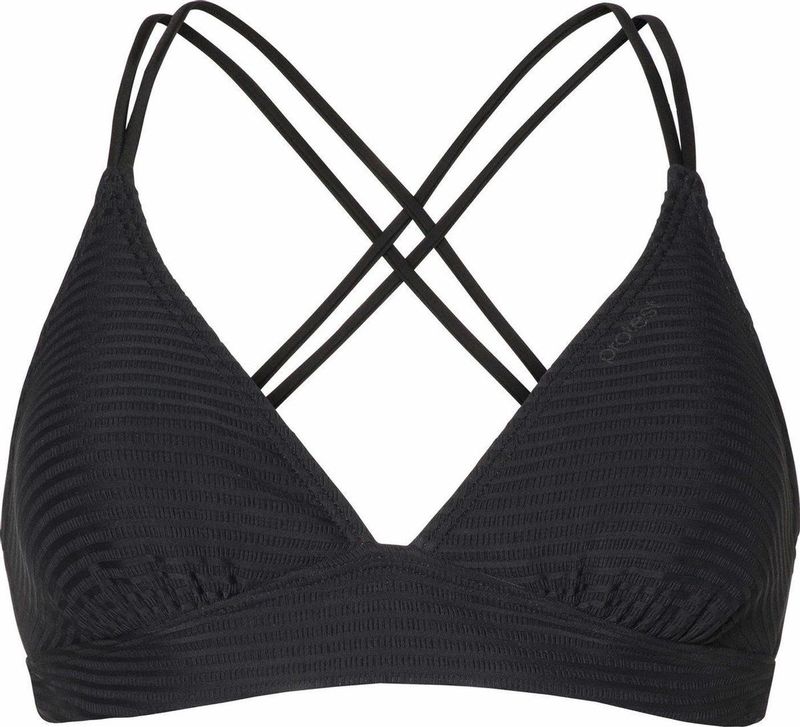 Protest - MM Hart - Beugelbikini Top - Zwart - Gestructureerde Stof