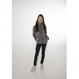 Skipully Protest Girls Riri Jr Full Zip Top Dark Grey Melee-Maat 128