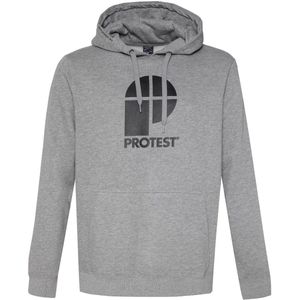 Protest - Classic Logo Hoody - Grijs - Katoen/Polyester