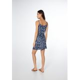 Protest Prtbountier – Jurk Dames – Verstelbare bandjes – Bloemenprint – Deep Seablue