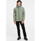 Protest - PRTGATEWOOD - Outdoorjas - Green Spray - Regenjas met Capuchon