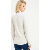 Protest Skipully Fabriz 1/4 Zip Dames - Kitoffwhite