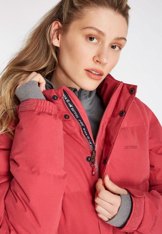 Protest - PRTASPEN - Korte Sneeuwjack - Zwart - Waterdicht - PFC-vrij