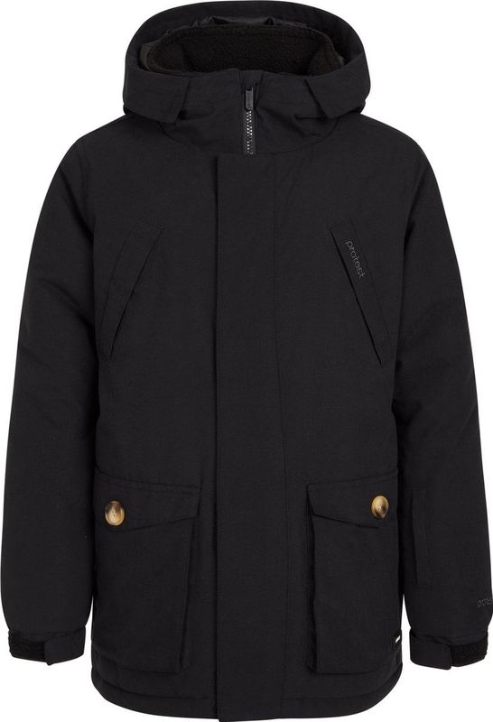 PROTEST - prtstella jr - Snowjacket - Zwart - Geïsoleerde Voering - Waterafstotende Coating