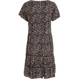 Protest - PRTLENI - Zomerjurk - Zwart Wit Geel - 100% Viscose