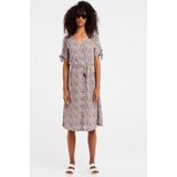 Protest - PRTBANDA - Midi-jurk - Korte Mouw - Bloemenprint