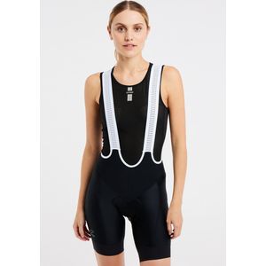 Protest Prtdanube - Fietsbroek Dames - met Zeem - Schouderbanden - Silicone gripper – True Black