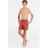 Protest - Culture - Zwemboxer - Bruin - 100% Polyamide - Elastische Tailleband Met Trekkoordje