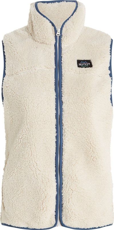 Protest - PRTBODHI - Bodywarmer - Teddyfleece - Zwart - 100% Polyester