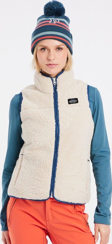 Protest - PRTBODHI - Bodywarmer - Teddyfleece - Zwart - 100% Polyester