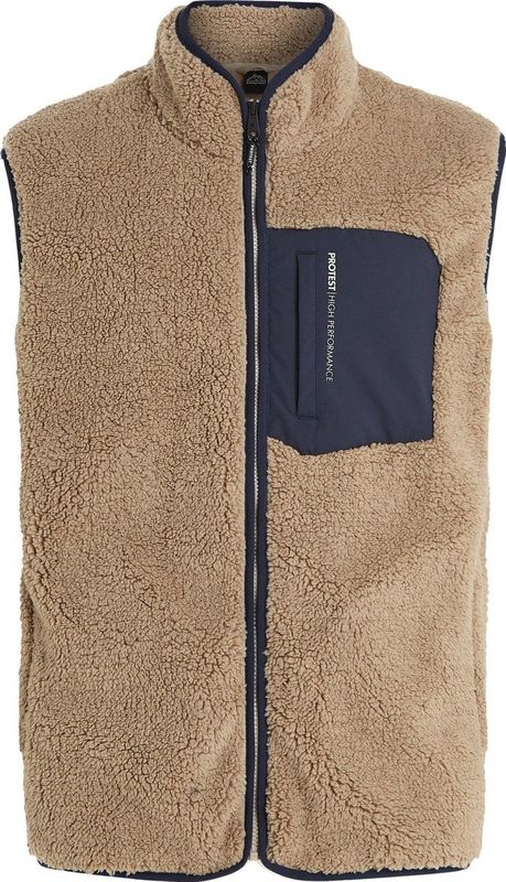 Protest - Letton - Bodywarmer - Bamboo Beige - 94% Polyester, 6% Elastaan