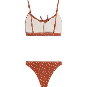 Protest Prtaoi – Bralette bikini set Dames – Cheeky – Verstelbare bandjes – Chilirust