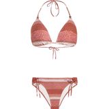 Protest Prtsonar – Triangel bikini set Dames – Cheeky – Uitneembare vulling – Chilirust
