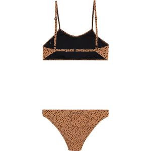 Protest - PRTAPRIL JR - Bralette Bikini Set - Panterprint - Uitneembare Vulling - Sandstone