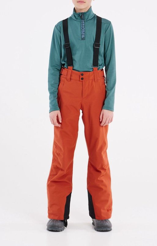 Protest - Bork JR - Skibroek - Zwart - Waterdicht 10.000 mm