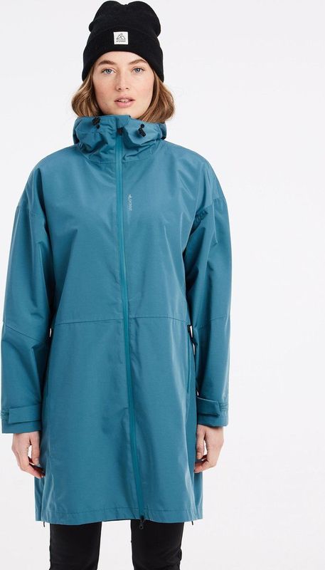 Protest - Prtkhanty Long Jacket - Lange Jas - Jewel Blue - 100% Gerecycled Polyester