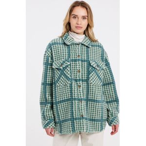 Protest Fleece Shacket Prtakino Groen