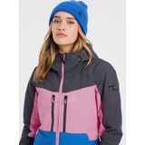 Protest ski-jack PRTMUGO blauw/roze/antraciet