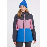 Protest ski-jack PRTMUGO blauw/roze/antraciet
