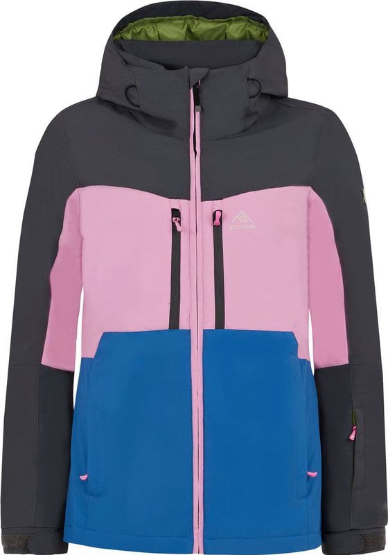 Protest ski-jack PRTMUGO blauw/roze/antraciet