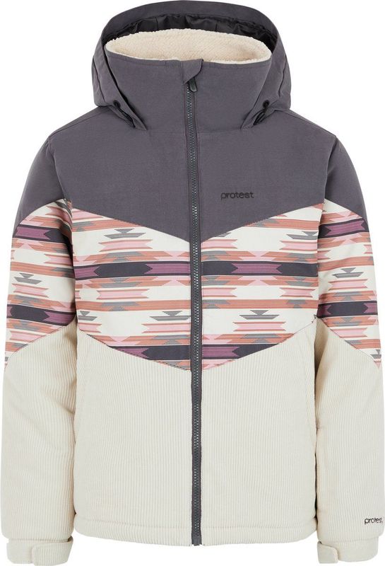 Protest - PRTSWAN JR - Ski- en Snowboardjas - Kitoffwhite - 10.000 mm Waterdichtheid