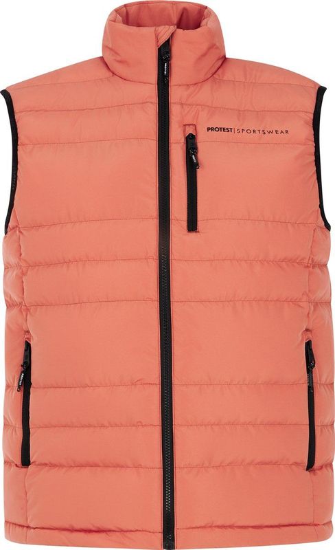 Protest - Bramptoon - Bodywarmer - Blood Orange - 100% Polyester