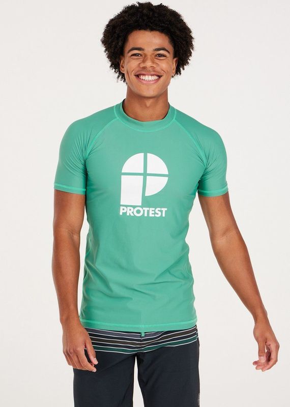 Protest - PRTCATER - Korte Mouw Rash Guard - Zwart - 80% Polyamide / 20% Elastaan