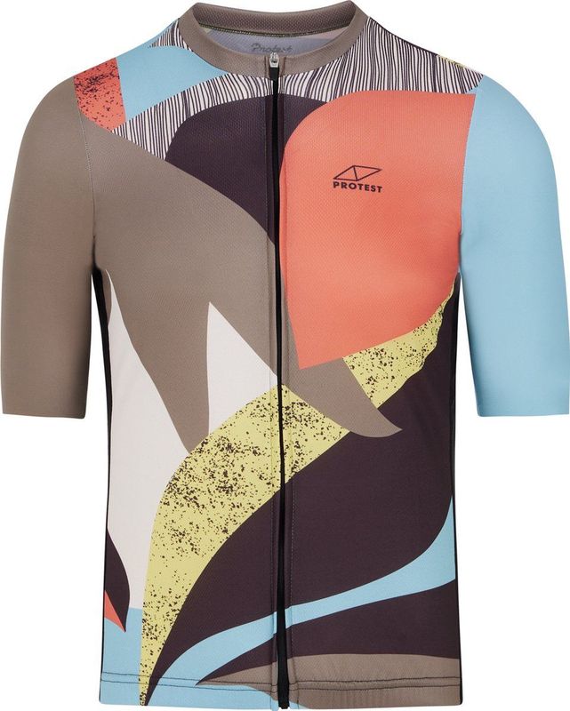 Protest Prtpenck - Fietsshirt Heren - Korte mouwen - Ronde hals - Reflecterend detail – Artichoke Green