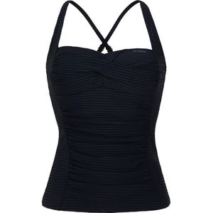 Protest Womens Mixcamo Tankini Top B&C-Cup Bikinitop (Dames |zwart)