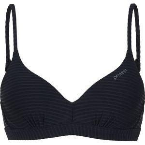 Protest - MIXCAMEO - Bikinitop - Zwart - Ribstructuur